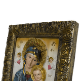 12" Godmother Mary with Jesus Christ Baby Religious Icon