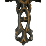 12 Inch Hand Carved Wooden Wall Cross