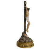 8" Jesus Christ on the Standing Cross - Catholic Crucifix Religious Figurine