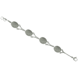 Catholic - Stainless Steel San Benito - Saint Benedict Bracelet 19 CM Length