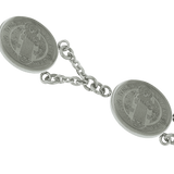 Catholic - Stainless Steel San Benito - Saint Benedict Bracelet 19 CM Length