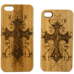 Celtic Cross iPhone 6 Case Eco-Friendly Bamboo Wood Cover