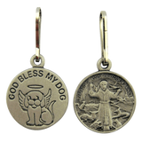 God Bless My Dog - Saint Francis Charm Tag - with Prayer Card from Fantasy Farm