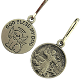 God Bless My Dog - Saint Francis Charm Tag - with Prayer Card from Fantasy Farm