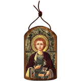 Icon Ornament Handcrafted in Wood