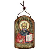 Icon Ornament Handcrafted in Wood