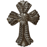 Metal Cross Religious Crosses Hand Crafted in Haiti From Recycled Oil Drums Set of 3