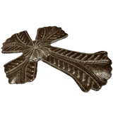 Metal Cross Religious Crosses Hand Crafted in Haiti From Recycled Oil Drums Set of 3