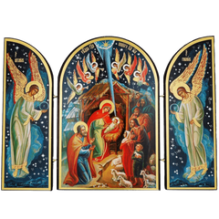 Nativity Scene Triptych