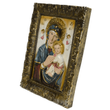 12" Godmother Mary with Jesus Christ Baby Religious Icon
