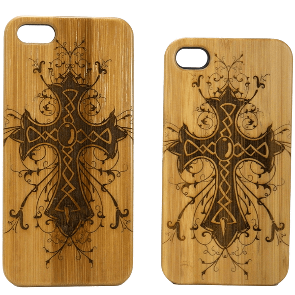 Celtic Cross iPhone 6 Case Eco-Friendly Bamboo Wood Cover
