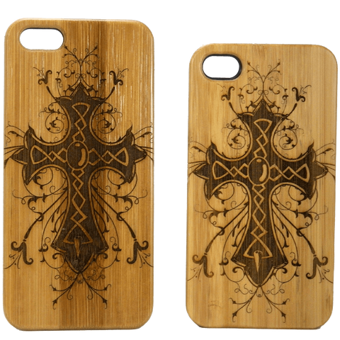 Celtic Cross iPhone 6 Case Eco-Friendly Bamboo Wood Cover