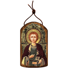 Icon Ornament Handcrafted in Wood