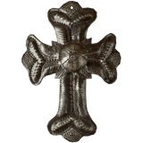 Metal Cross Religious Crosses Hand Crafted in Haiti From Recycled Oil Drums Set of 3