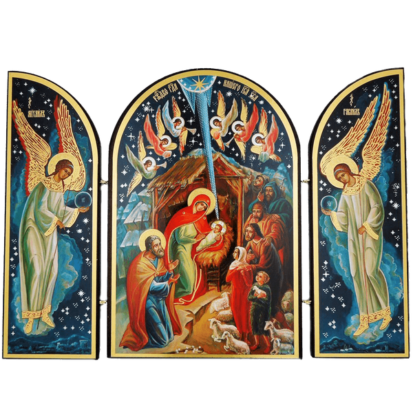 Nativity Scene Triptych